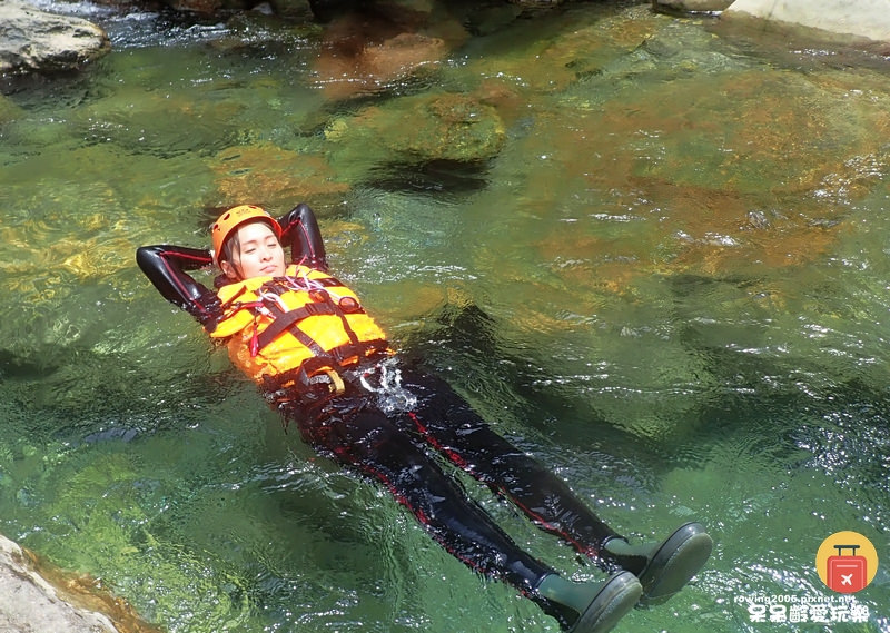 《花蓮。遊》夏天就是要玩水 狂人出動溯溪 三棧北溪整日行程