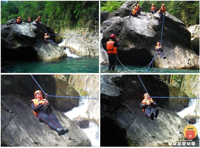《花蓮。遊》夏天就是要玩水 狂人出動溯溪 三棧北溪整日行程