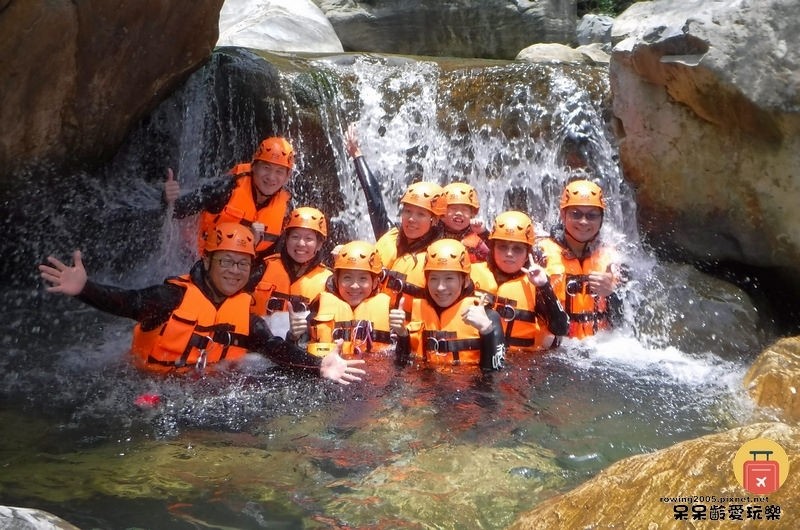 《花蓮。遊》夏天就是要玩水 狂人出動溯溪 三棧北溪整日行程
