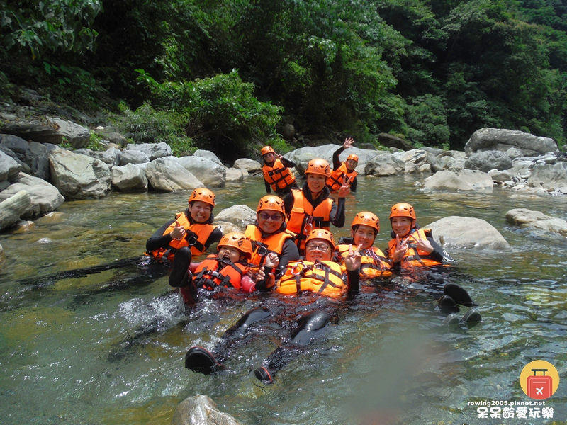 《花蓮。遊》夏天就是要玩水 狂人出動溯溪 三棧北溪整日行程