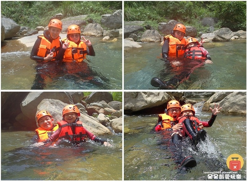《花蓮。遊》夏天就是要玩水 狂人出動溯溪 三棧北溪整日行程