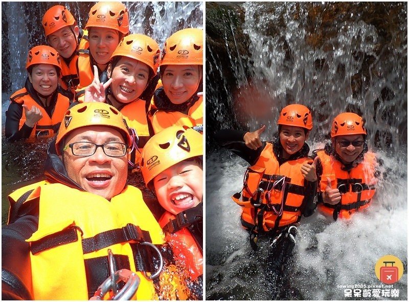 《花蓮。遊》夏天就是要玩水 狂人出動溯溪 三棧北溪整日行程
