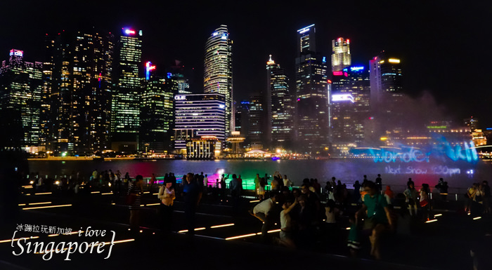 新加坡夜景,克拉碼頭,新加坡摩天輪,金沙酒店水幕燈光秀,濱海灣花園,super tree,