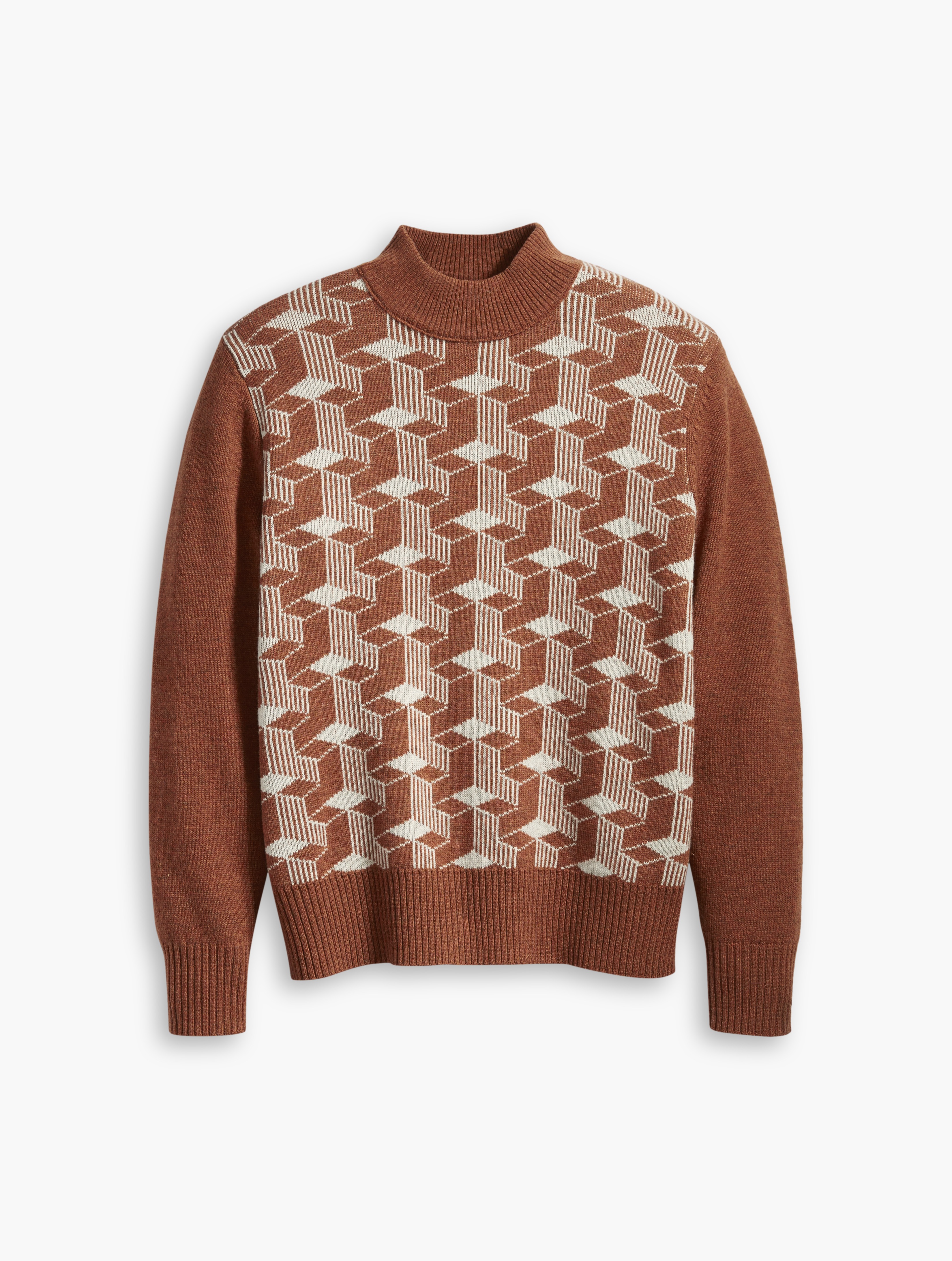 LVC秋冬系列菱格紋針織毛衣