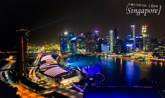 新加坡夜景,克拉碼頭,新加坡摩天輪,金沙酒店水幕燈光秀,濱海灣花園,super tree,