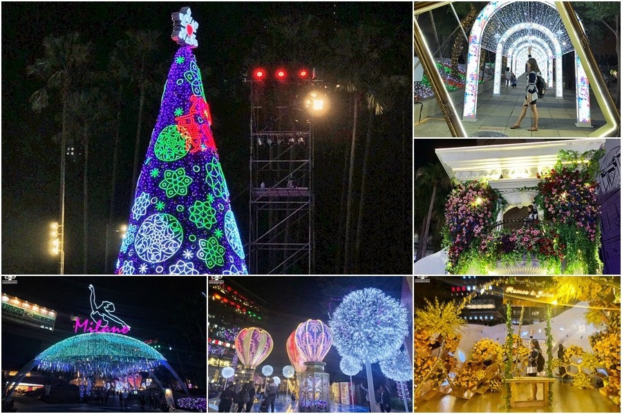 夢時代 2018 愛‧Sharing，浪漫Milan風情城市風 x 耶誕燈光