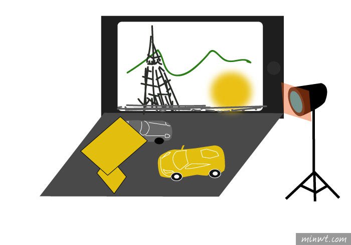 梅問題－「手機商品攝影-22」用手機也能拍出情境城市小車