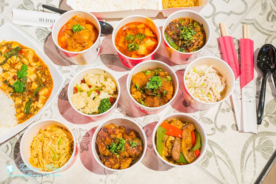 [微風南山]金葉紅廚RED KITCHEN/和風川味功夫菜/套餐最便宜70元/在美食街吃川味桌菜新概念
