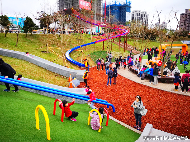 桃園親子景點/風禾公園滾輪溜滑梯/桃園溜滑梯景點