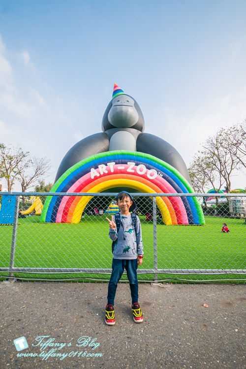[高雄景點]棧柒庫Art-Zoo藝術動物園/15座大型氣墊樂園/期間限定一票玩到底
