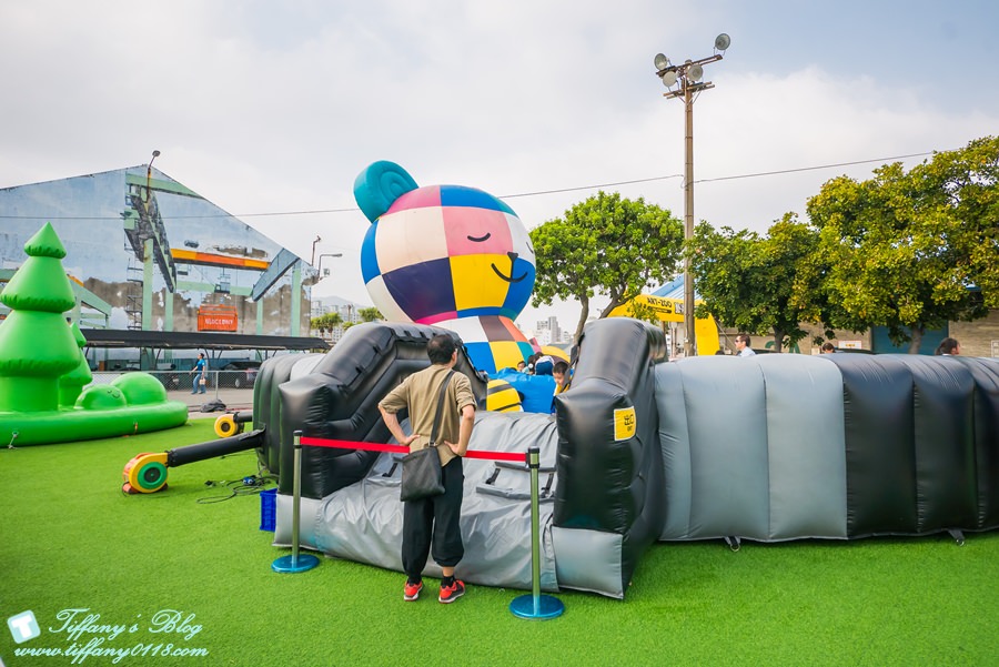 [高雄景點]棧柒庫Art-Zoo藝術動物園/15座大型氣墊樂園/期間限定一票玩到底