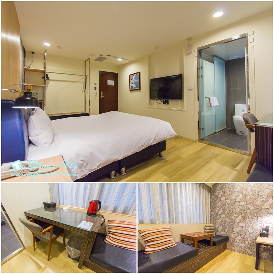 [台中住宿]歐非行旅/平價台中住宿推薦 /平日雙人房+gogoro任妳騎9hr不到2000元超划算/近審計新村及勤美綠園道的台中旅店