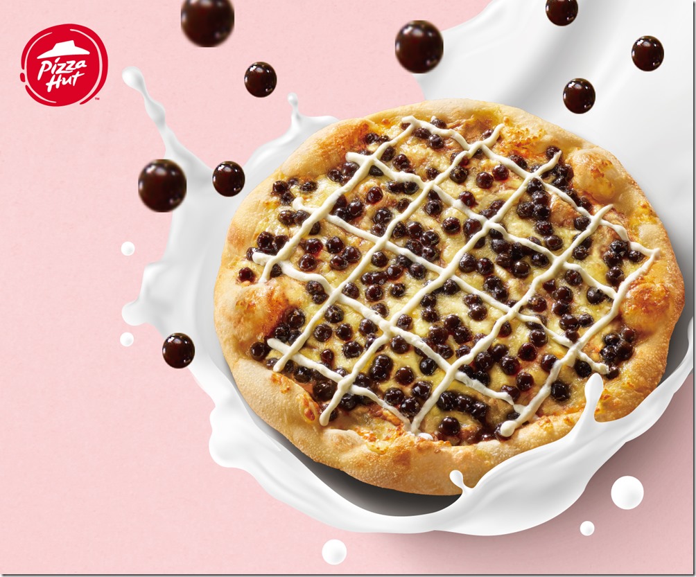 圖1：必勝客台式創意料理「QQ黑糖珍奶比薩」限時限量上市！