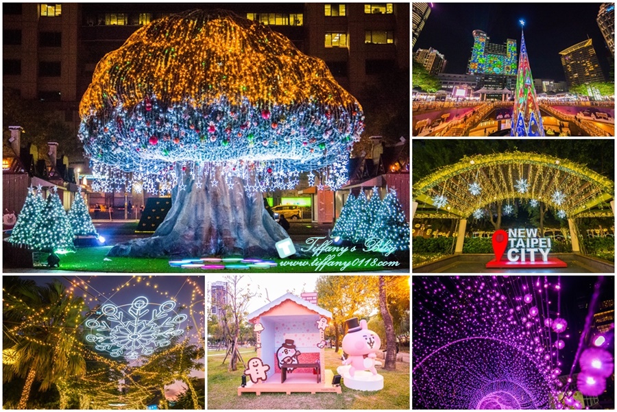 2019新北耶誕城燈區完整紀錄及交通資訊/教你怎麼玩怎麼去/32樓免費看夜景