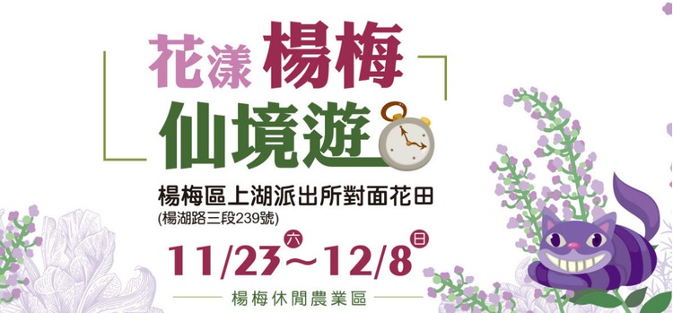 2019桃園花彩節+桃園仙草花節/台版普羅旺斯+五色花海超夢幻/四座摩艾石像等妳來尋找