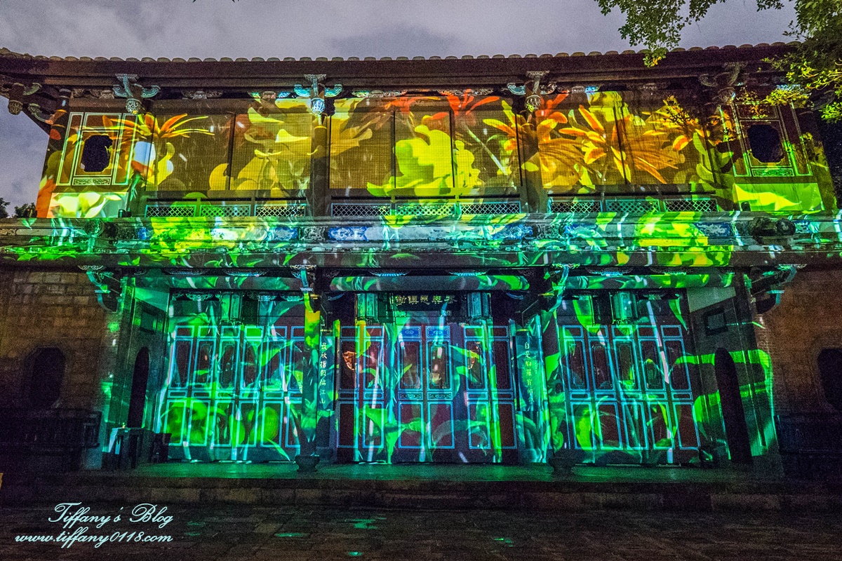 板橋林家花園「蝶舞光綴」光雕秀/每週五週六夜限定/新北市民免費入場/林家花園點燈活動