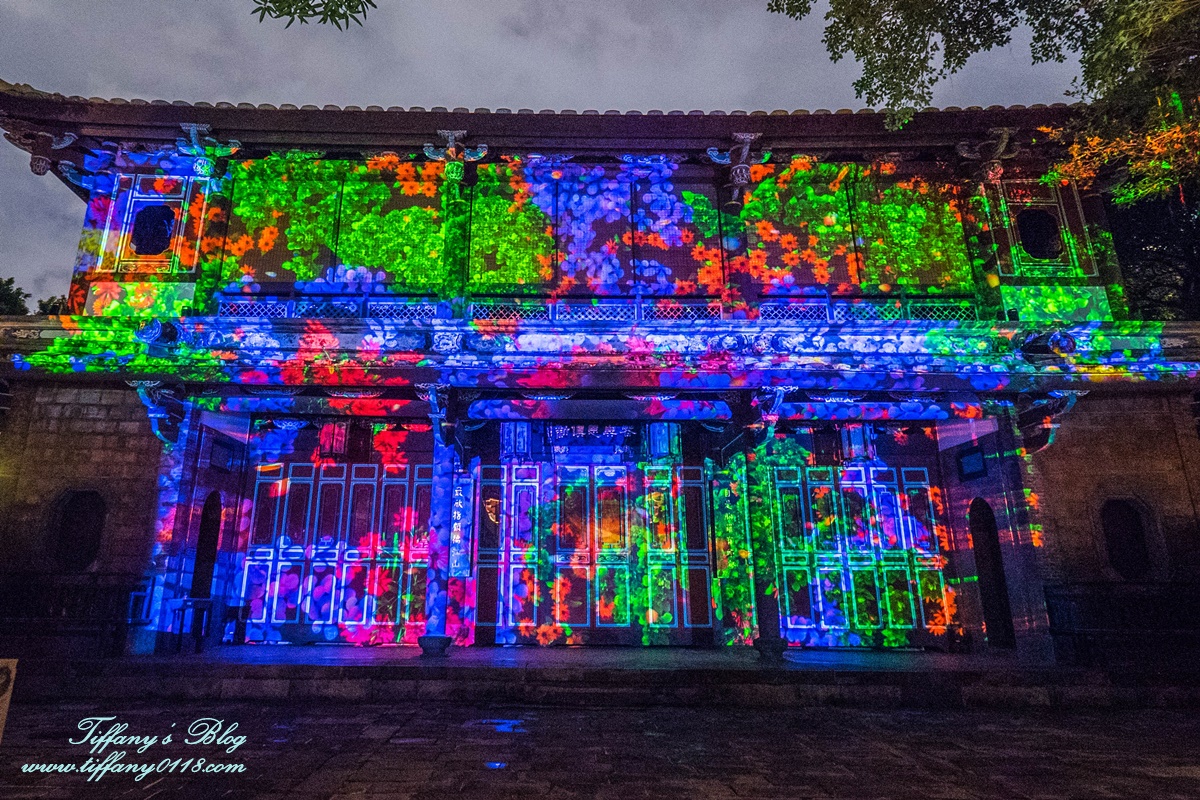板橋林家花園「蝶舞光綴」光雕秀/每週五週六夜限定/新北市民免費入場/林家花園點燈活動