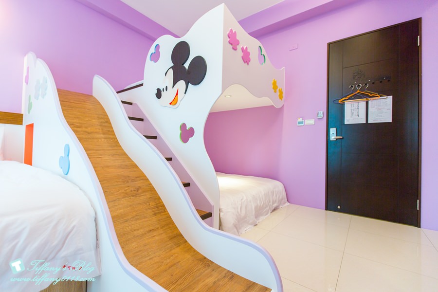 [宜蘭民宿推薦‧五結]米可親子民宿/主題式溜滑梯親子房型/戶外休憩空間+超大戲水池