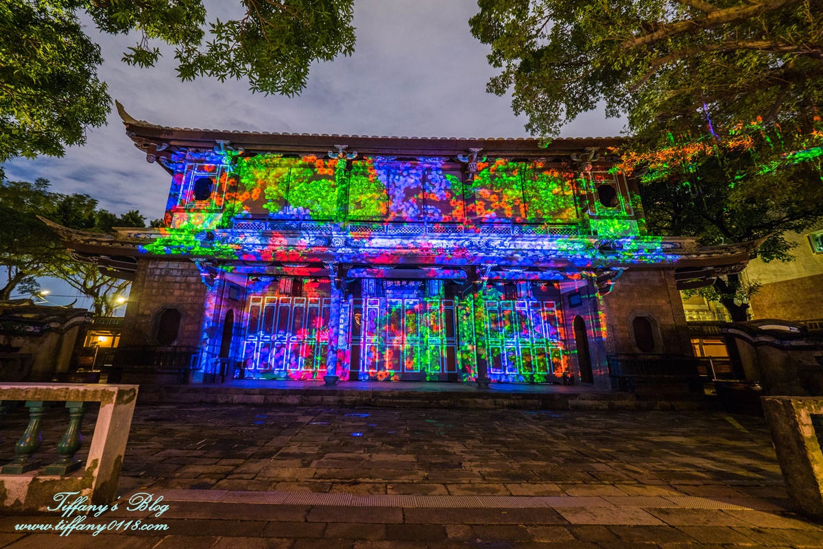 板橋林家花園「蝶舞光綴」光雕秀/每週五週六夜限定/新北市民免費入場/林家花園點燈活動