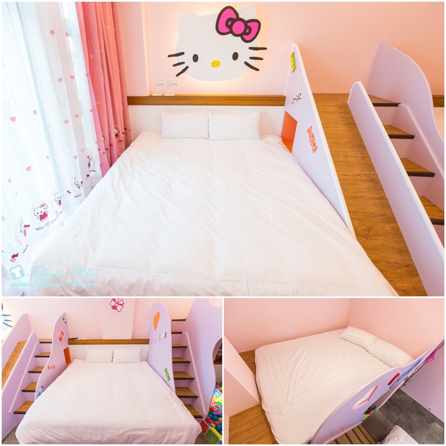 [宜蘭民宿推薦‧五結]米可親子民宿/主題式溜滑梯親子房型/戶外休憩空間+超大戲水池