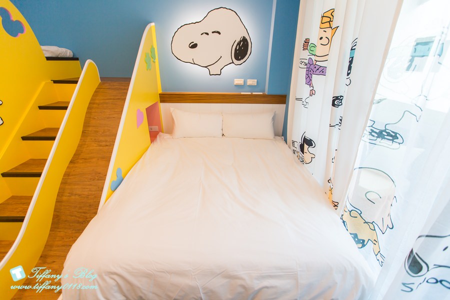 [宜蘭民宿推薦‧五結]米可親子民宿/主題式溜滑梯親子房型/戶外休憩空間+超大戲水池