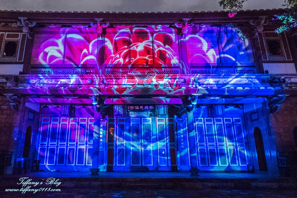 板橋林家花園「蝶舞光綴」光雕秀/每週五週六夜限定/新北市民免費入場/林家花園點燈活動