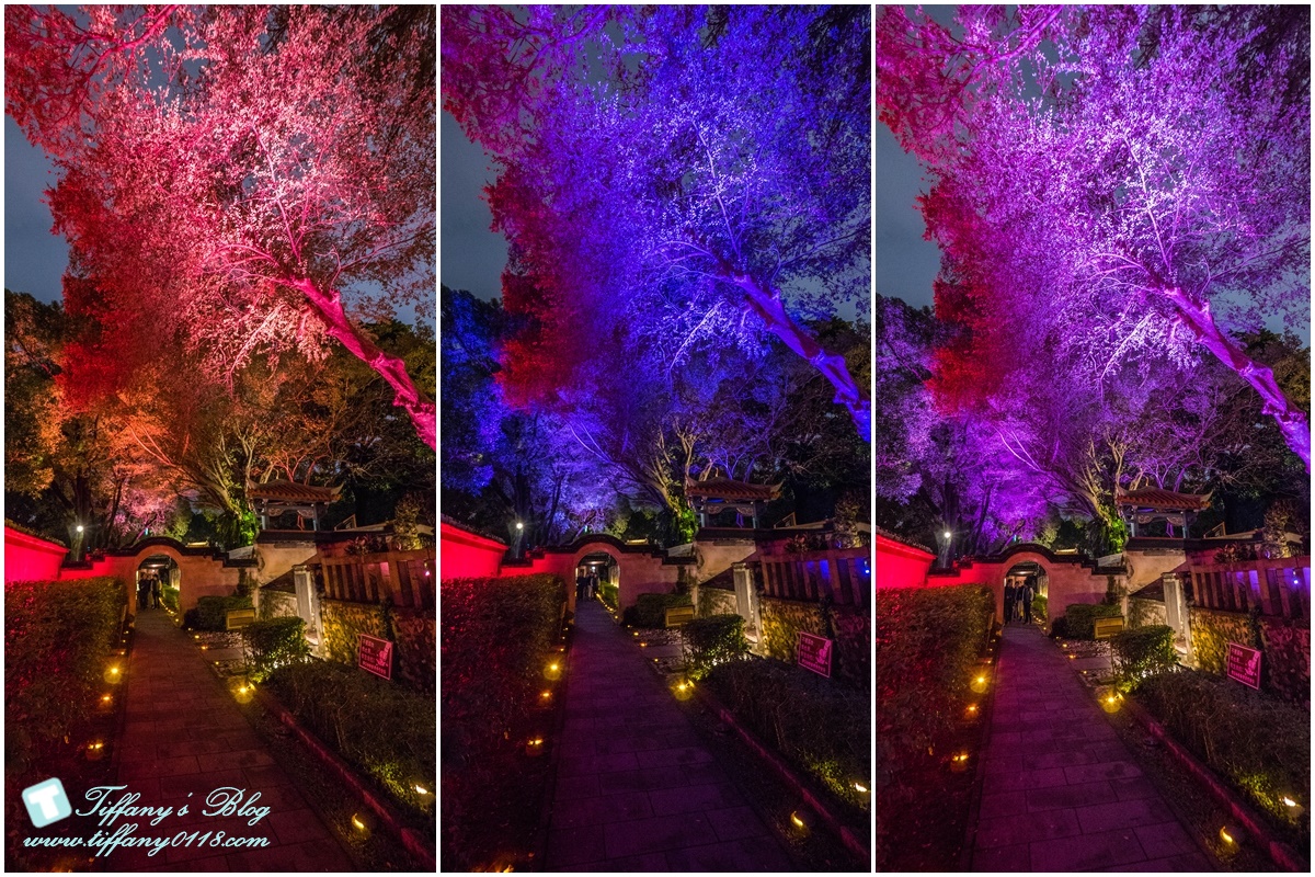 板橋林家花園「蝶舞光綴」光雕秀/每週五週六夜限定/新北市民免費入場/林家花園點燈活動