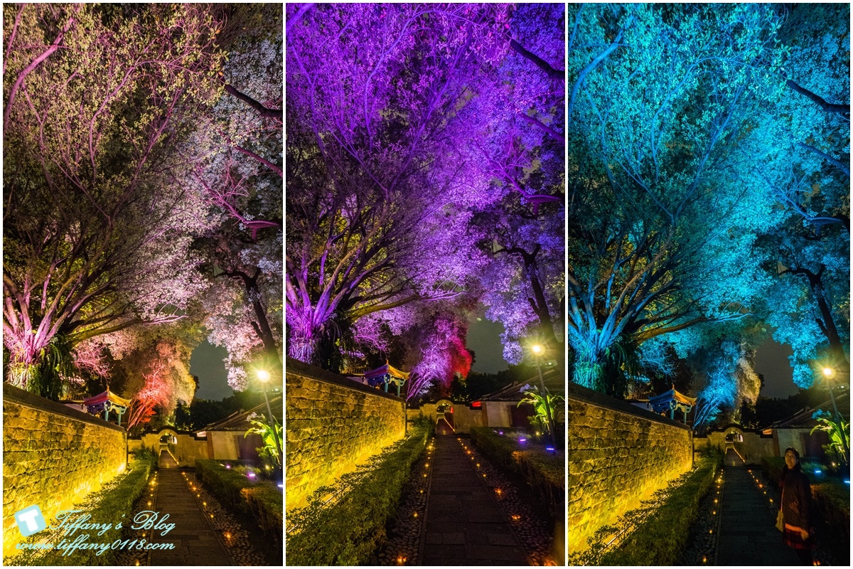 板橋林家花園「蝶舞光綴」光雕秀/每週五週六夜限定/新北市民免費入場/林家花園點燈活動