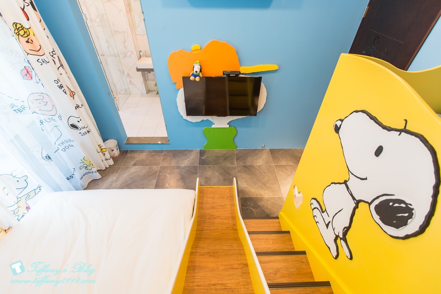 [宜蘭民宿推薦‧五結]米可親子民宿/主題式溜滑梯親子房型/戶外休憩空間+超大戲水池