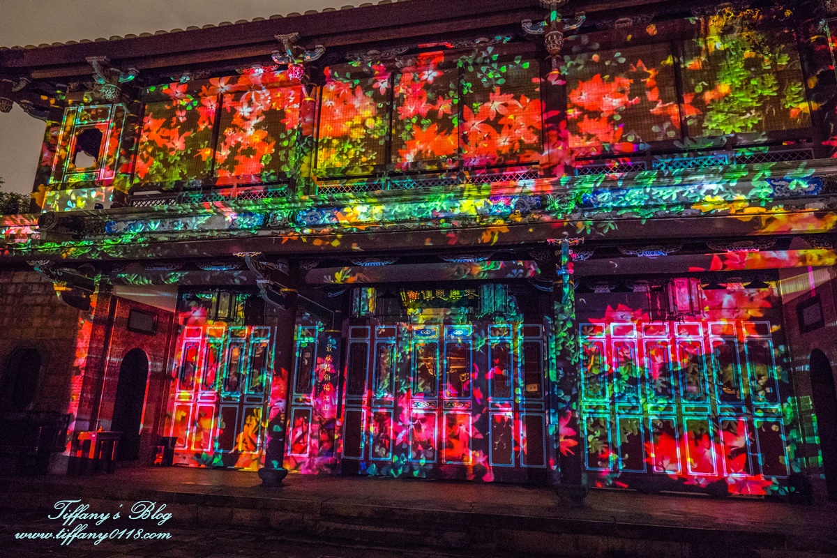 板橋林家花園「蝶舞光綴」光雕秀/每週五週六夜限定/新北市民免費入場/林家花園點燈活動