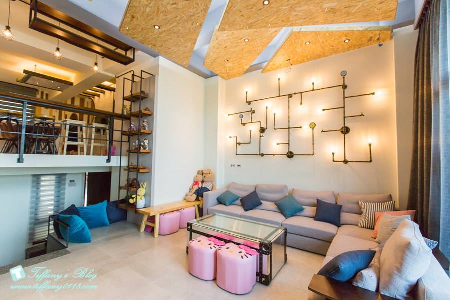 [宜蘭民宿推薦‧五結]米可親子民宿/主題式溜滑梯親子房型/戶外休憩空間+超大戲水池