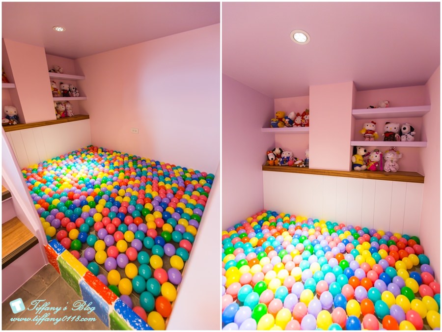 [宜蘭民宿推薦‧五結]米可親子民宿/主題式溜滑梯親子房型/戶外休憩空間+超大戲水池