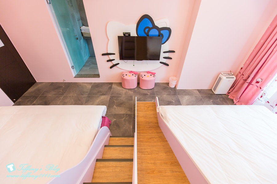 [宜蘭民宿推薦‧五結]米可親子民宿/主題式溜滑梯親子房型/戶外休憩空間+超大戲水池