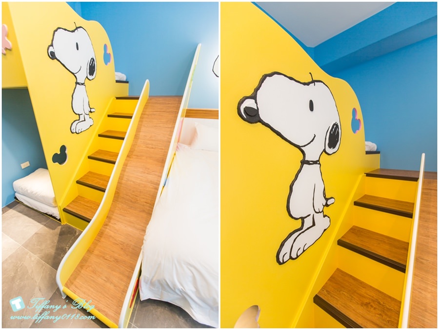 [宜蘭民宿推薦‧五結]米可親子民宿/主題式溜滑梯親子房型/戶外休憩空間+超大戲水池