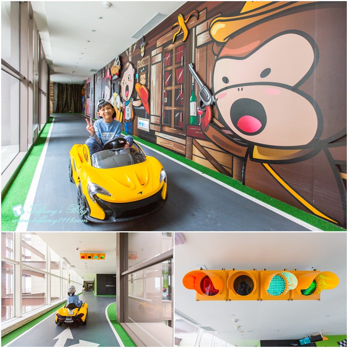 [宜蘭親子飯店]蘭城晶英酒店/免費電影+賽車開到飽/芬朵奇堡賽車走廊+氣墊溜滑梯玩到不想回家