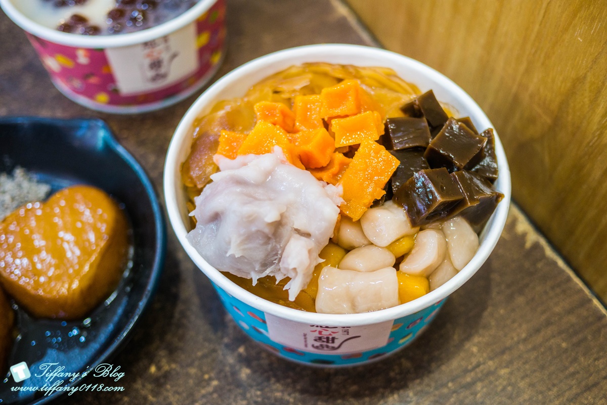 [信義區甜點]嘉義紅心甜品/食尚玩家推薦必吃黑糖片冰/大推愛心燒麻糬吃完少女心