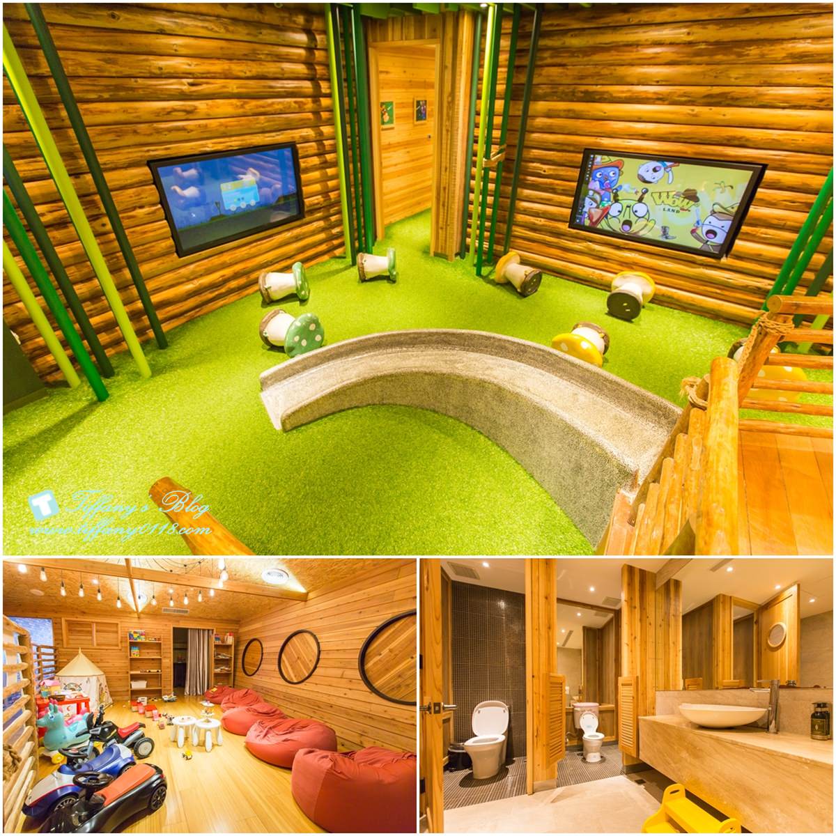 [宜蘭親子飯店]蘭城晶英酒店/免費電影+賽車開到飽/芬朵奇堡賽車走廊+氣墊溜滑梯玩到不想回家