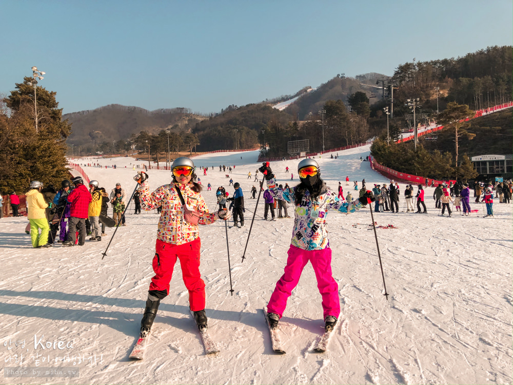 橡樹谷OakValley滑雪場,奧麗山莊,Sonata of Light,3D 燈光秀,首爾滑雪,韓國滑雪,首爾雪場,韓國雪場,滑雪新手,滑雪一日遊,首爾自由行