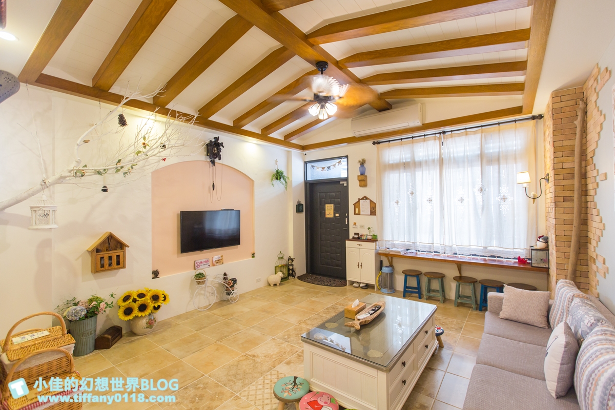 [宜蘭民宿推薦‧五結]斑鳩小鎮森活民宿/新開幕/北歐清新風格親子民宿/溜滑梯+盪鞦韆+遊戲區+電動車應有盡有