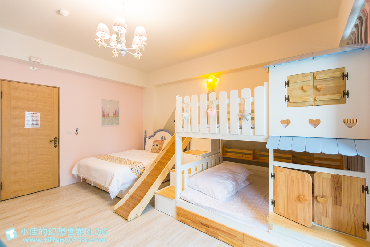 [宜蘭民宿推薦‧五結]斑鳩小鎮森活民宿/新開幕/北歐清新風格親子民宿/溜滑梯+盪鞦韆+遊戲區+電動車應有盡有