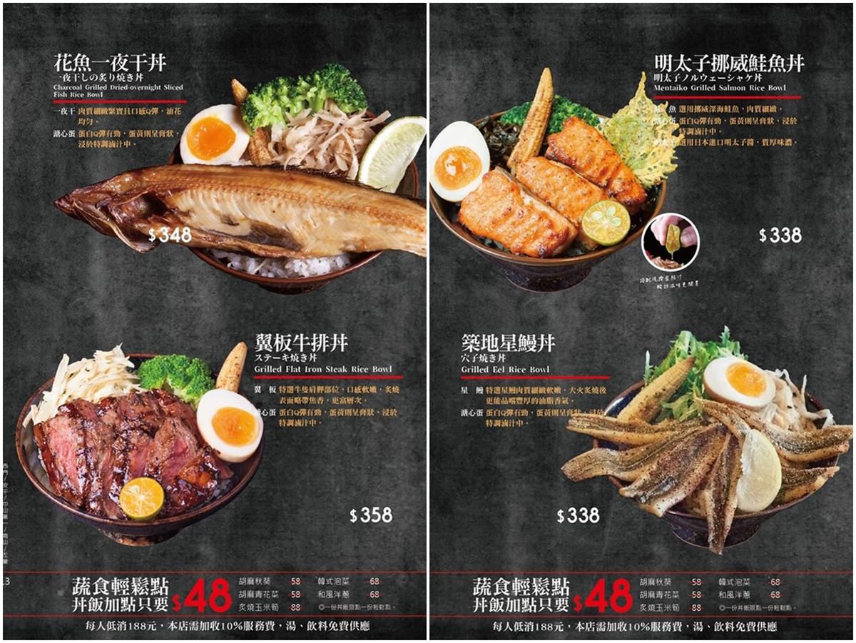 [微風台北車站美食]大河屋燒肉丼串燒(附菜單)/味噌湯飲料喝到飽/丼飯跟串燒都好吃