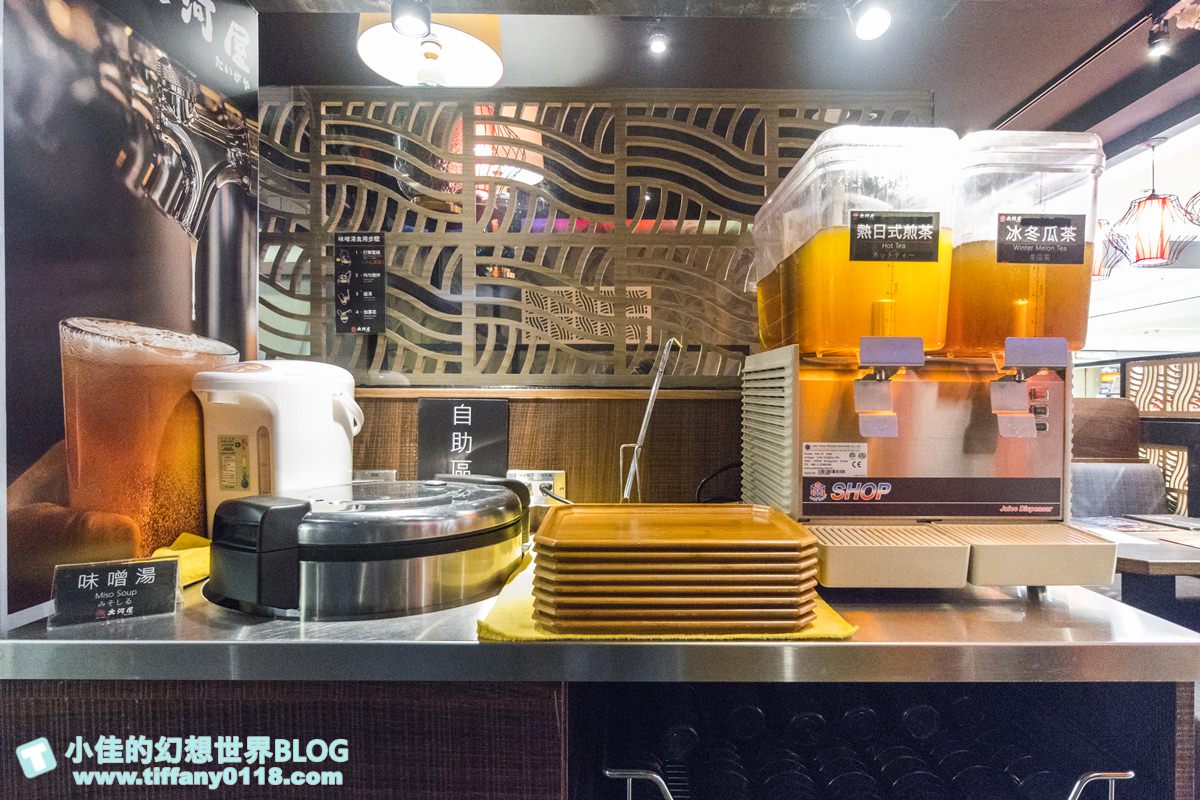 [微風台北車站美食]大河屋燒肉丼串燒(附菜單)/味噌湯飲料喝到飽/丼飯跟串燒都好吃