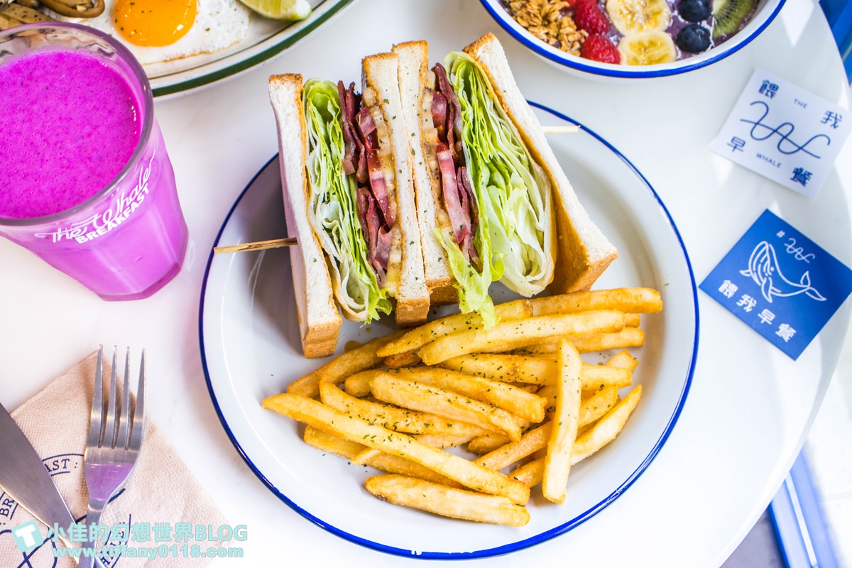 [台北早午餐]餵我早餐(附菜單及線上訂位)/藍白風IG超夯打卡店/大安森林公園站美食/台北網美餐廳推薦