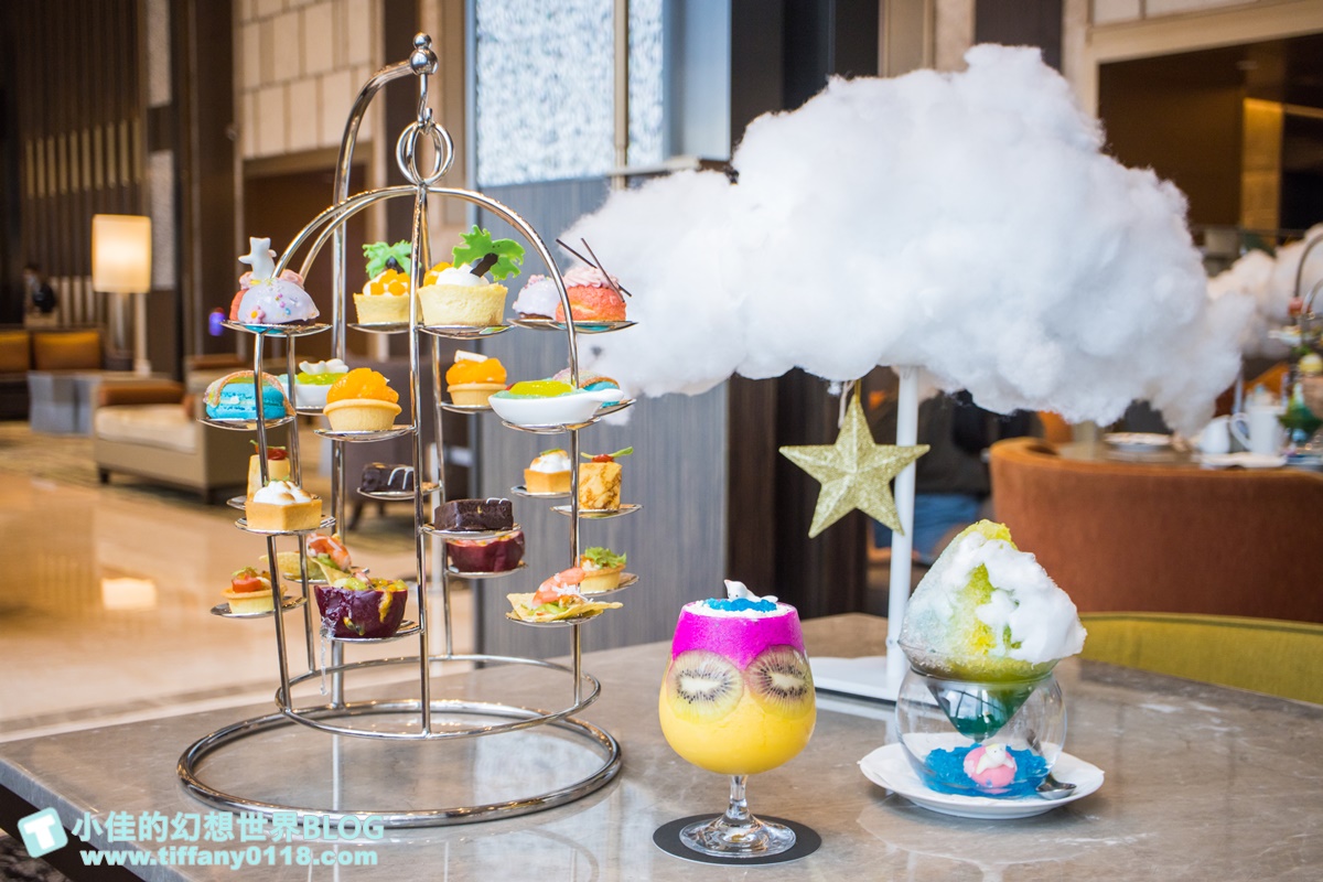 [台北下午茶]台北南港六福萬怡大廳酒吧/超值夢幻跟著雲朵去旅行鳥籠下午茶/好吃好拍的雙人下午茶推薦