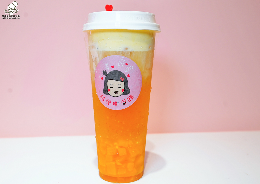 被愛衝昏頭 焦糖布蕾 紅心芭樂 高雄飲品 手搖飲料 創新 網美