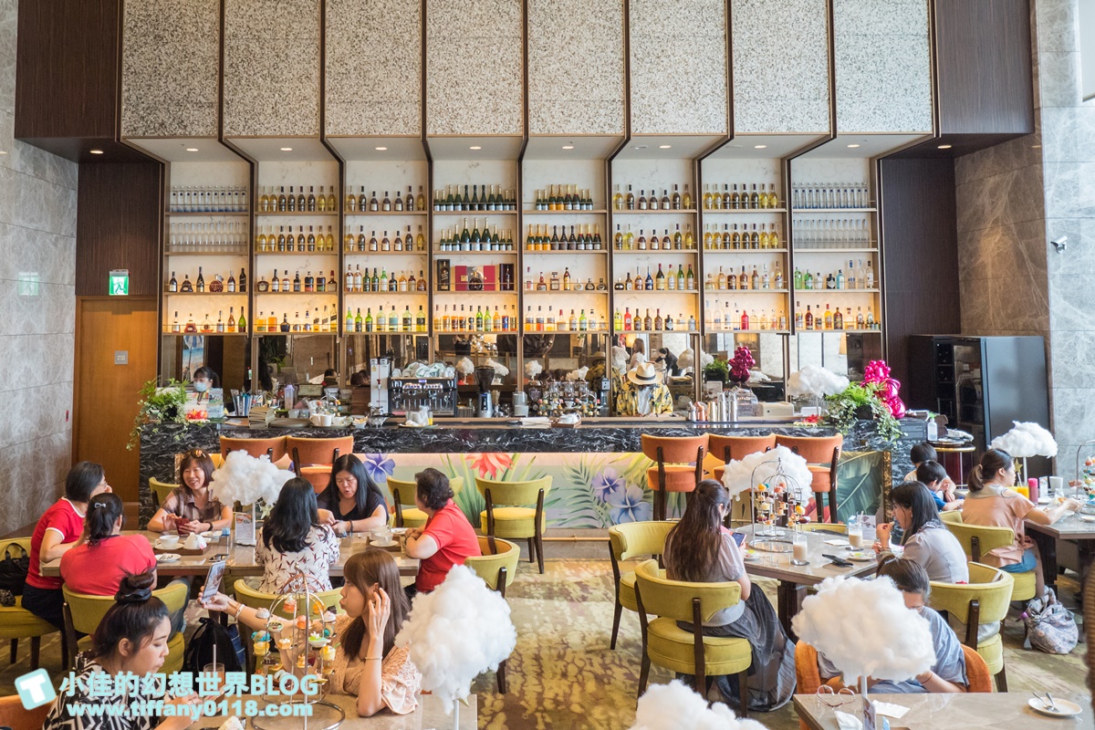 [台北下午茶]台北南港六福萬怡大廳酒吧/超值夢幻跟著雲朵去旅行鳥籠下午茶/好吃好拍的雙人下午茶推薦