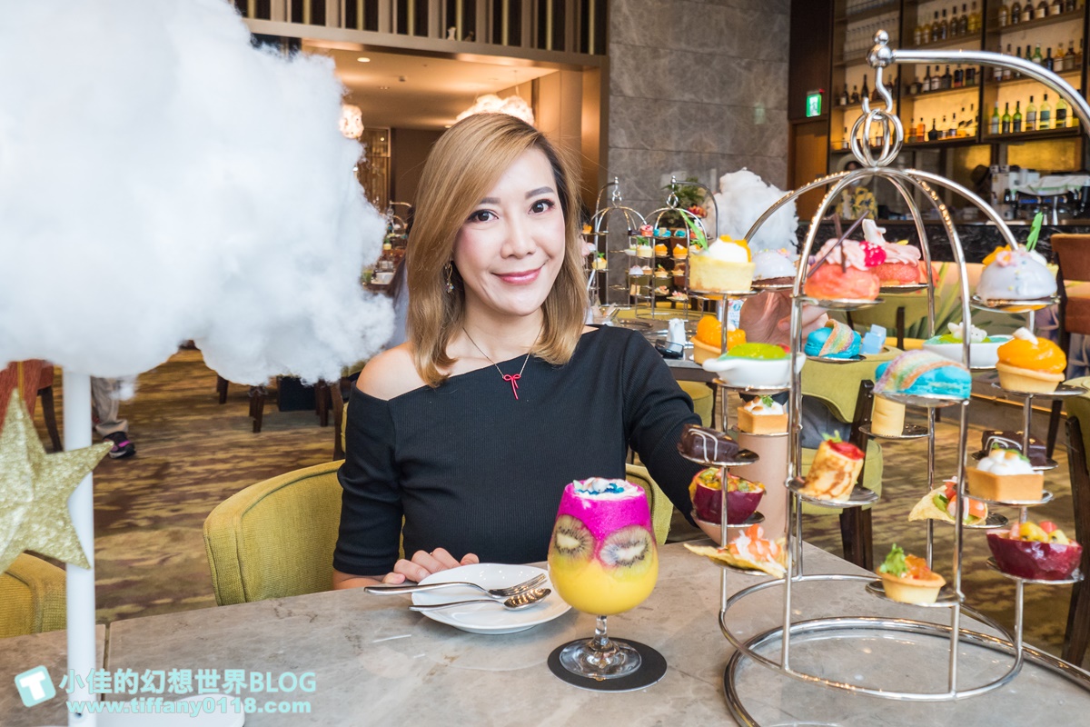 [台北下午茶]台北南港六福萬怡大廳酒吧/超值夢幻跟著雲朵去旅行鳥籠下午茶/好吃好拍的雙人下午茶推薦