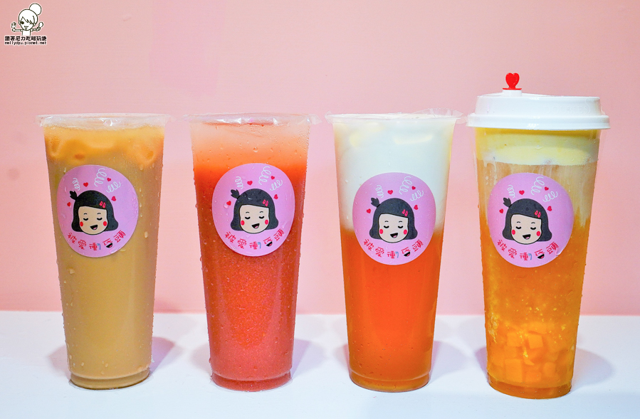 被愛衝昏頭 焦糖布蕾 紅心芭樂 高雄飲品 手搖飲料 創新 網美