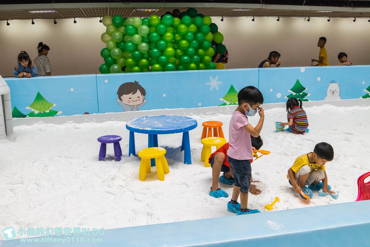 [高雄展覽]高雄科工館熱雪天堂探索樂園/溜滑梯+雪盆+冰原叢林攀爬設施+雪沙/高雄雪展