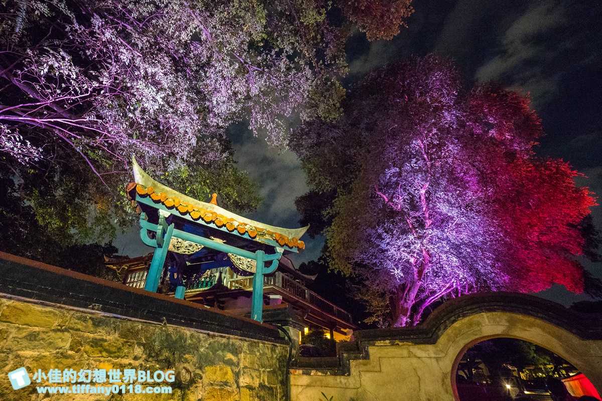 2020板橋林家花園「花月圓夜未眠」光雕秀/每週五週六夜限定/新北市民免費入場/林家花園點燈活動